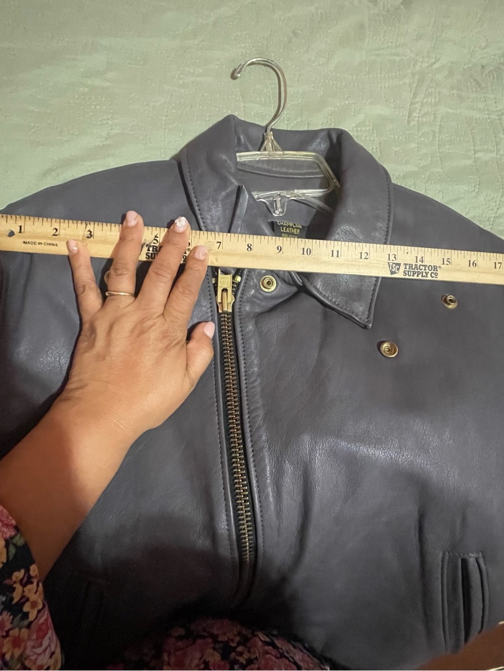 Champlain Burlington Vermont Leather Jacket Size 3 EUC Made In USA